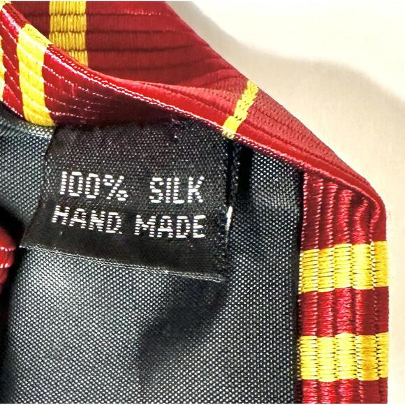 Classic Red and Yellow Striped Tie "Harry Potter Tie - Picture 8 of 12